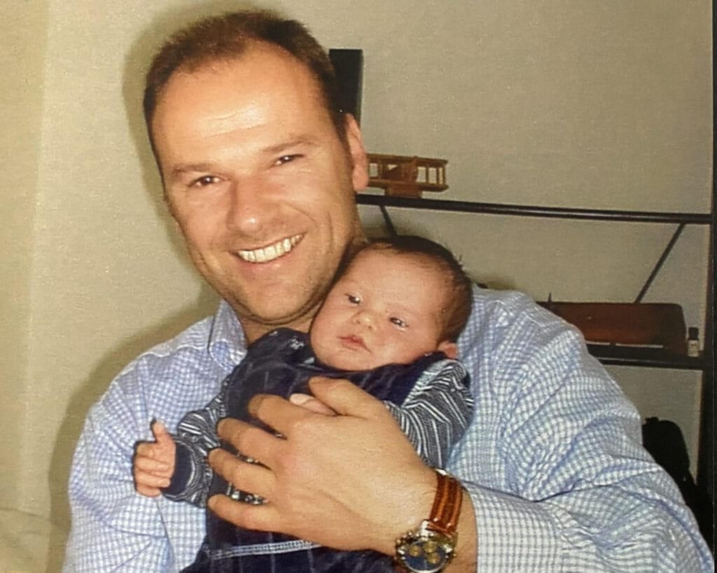 Eltern-Kind-Gruppe, Papa mit Baby