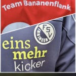 Bananenflanke München - gemeinsames Training mit unseren einsmehr kicker
