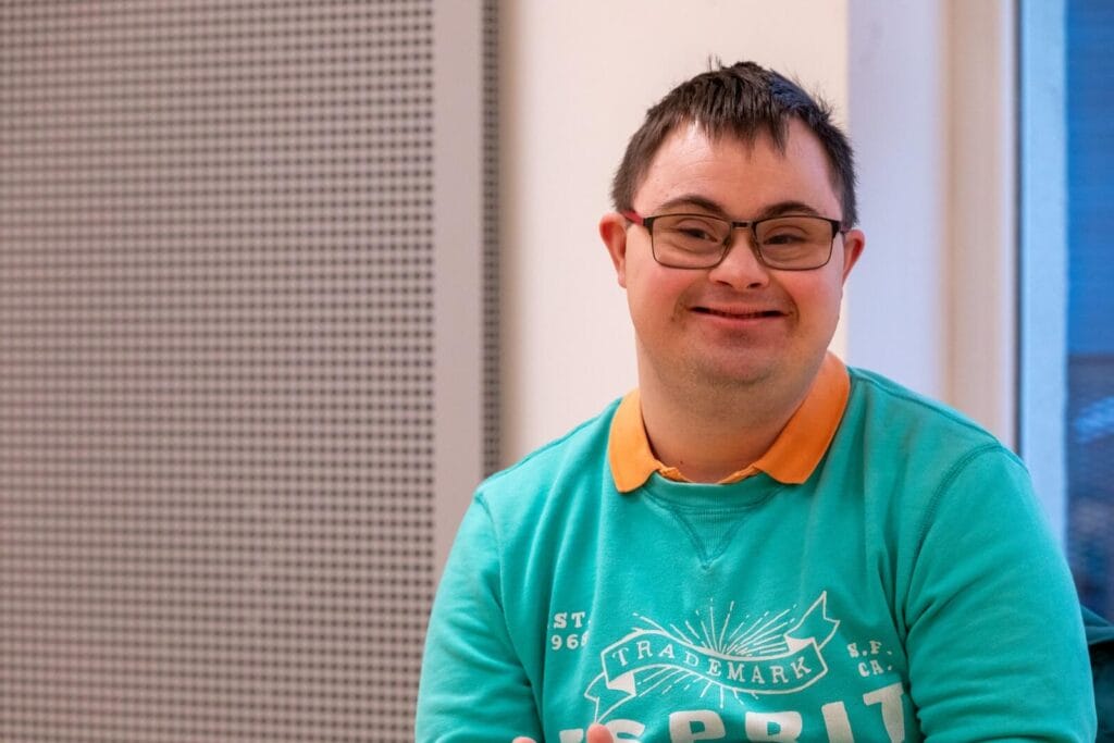 Ein Mitglied der einsmehr Männergruppe