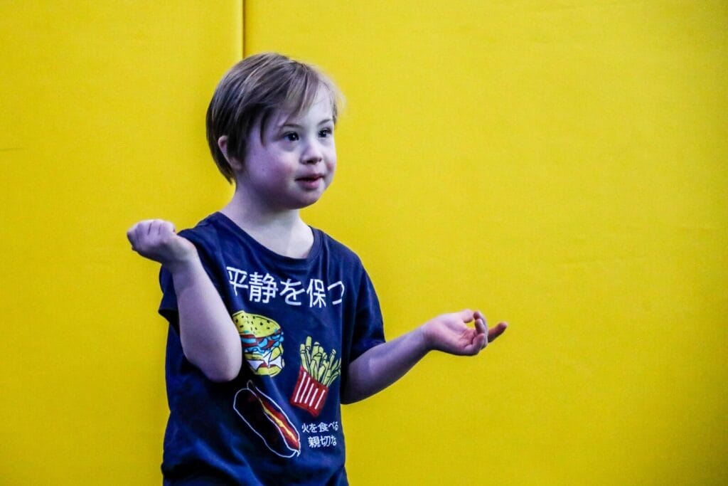 Junge der einsmehr Gruppe Sport & Fun