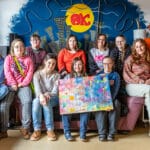 Starke Mädchen Gruppe